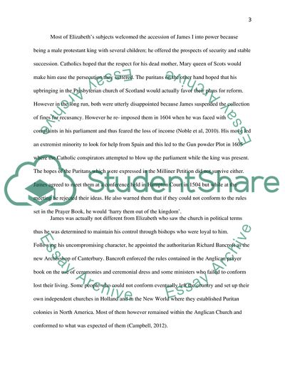 Religious Conflict in Creating a Parliamentary Challenge and Royal Authority in the Years 1529- 1649