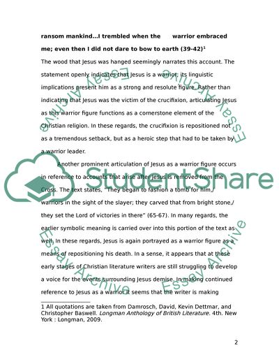 The Dream of the Rood