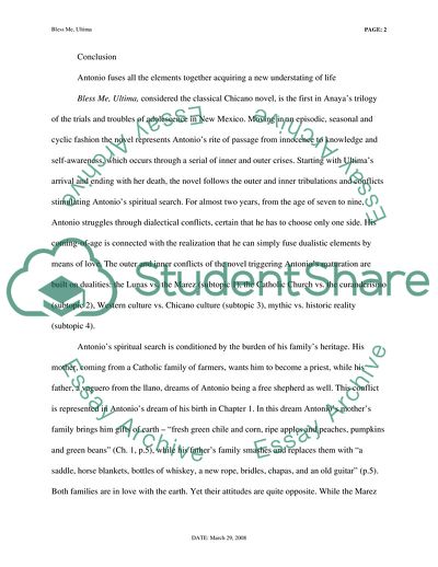 Bless Me, Ultima by Rudolfo Anaya