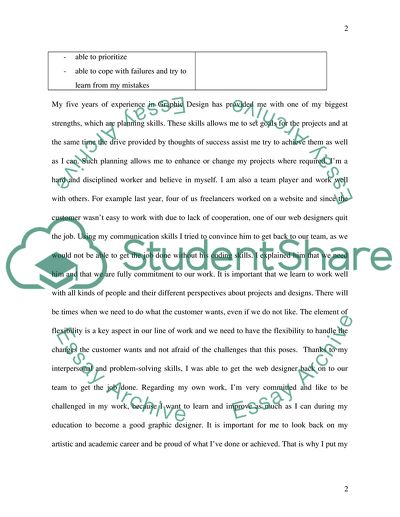 Planning Skills in Graphic Design