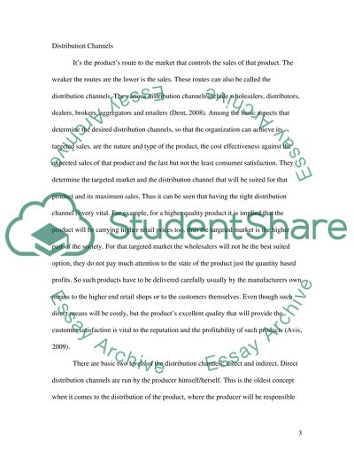 Determining the Distribution Channels