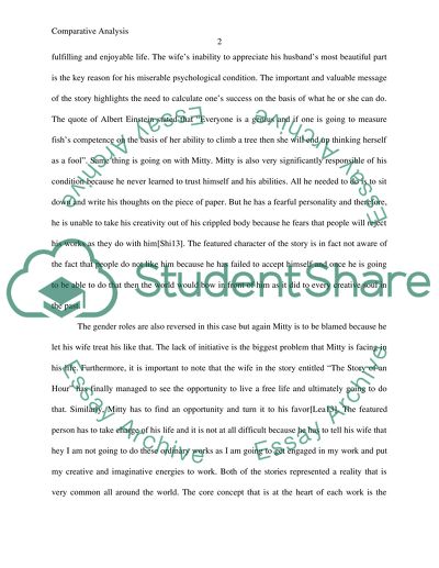 The Story of an Hour and the Secret Life of Walter Mitty: A Comparative Analysis