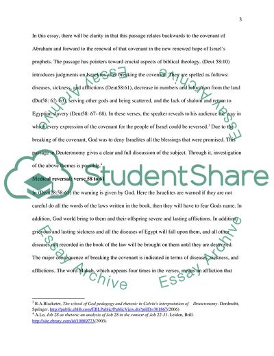 Curse of Covenant Reversal - Deuteronomy