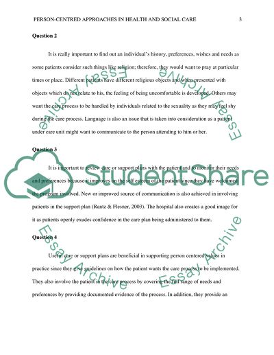 Person-Centred Approaches in Health and Social Care