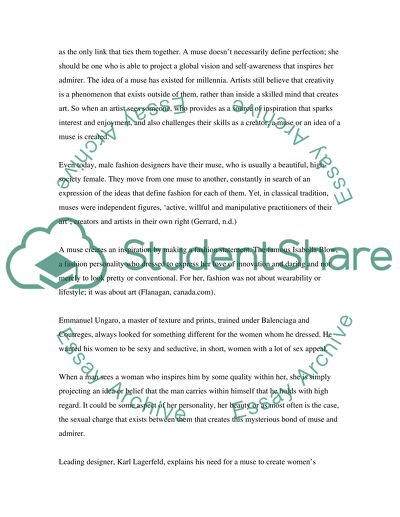 Role Of Muse In Haute Couture