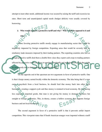 HENRY CLAY AND THE PROTECTIVE TARIFF