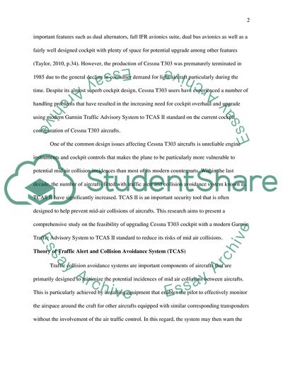 Feasibility of Cessna T303 Cockpit Upgrade