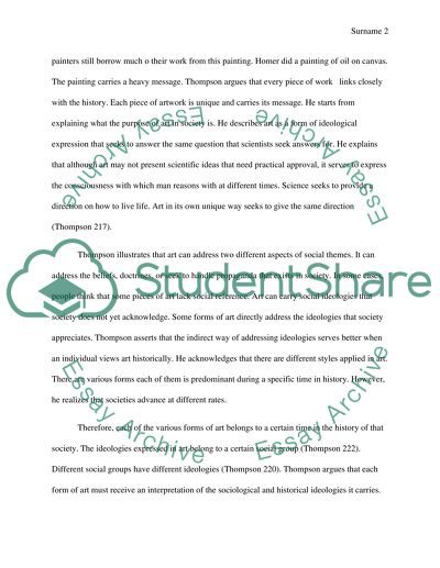 The Painting Death of Elaine