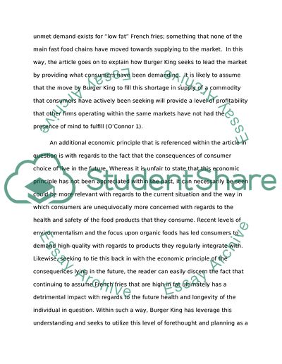 Economic Principles of Consumer Integration