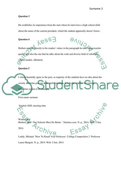 Summary and response