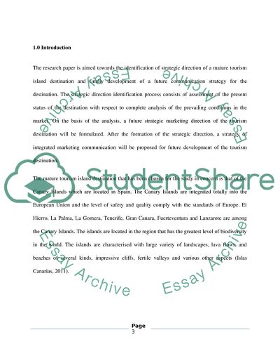 Tourism Destination Marketing