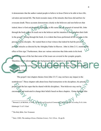 Whether a Narrative - critical Reading of John Assists in the Interpretation of the Gospel