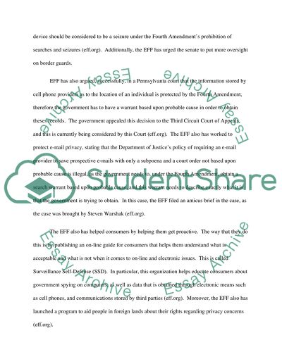 The Electronic Frontier Foundation