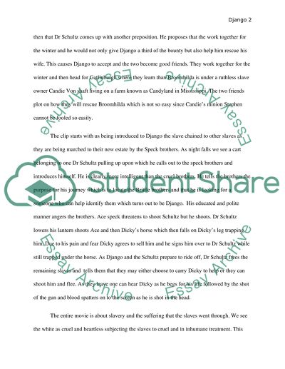 Django unchained : Media representation