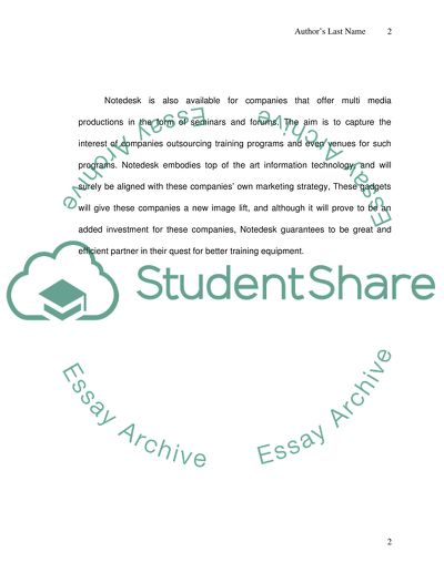 Target Market of Notedesks