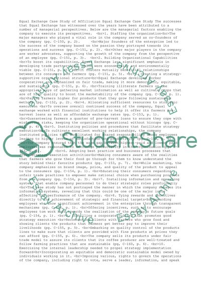 The Secrets of the Equal Exchanges Success