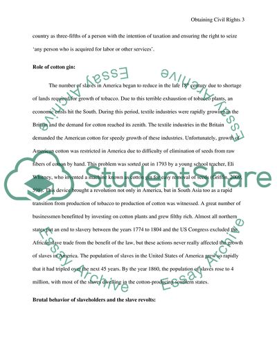 Obtaining Civil Rights