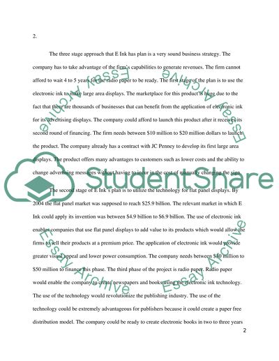 E Ink as a Revolutionary Company