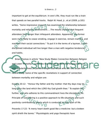 Is There A Connection Between Mortality And Religion