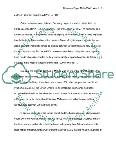 Malta in World War II