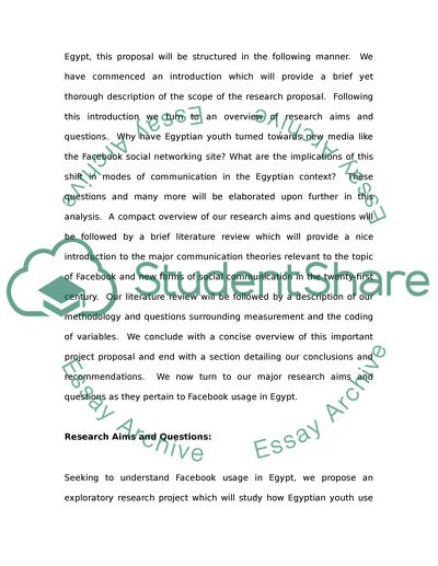 Why Egyptian Youths Use Facebook and the Effect of Facebook on Them