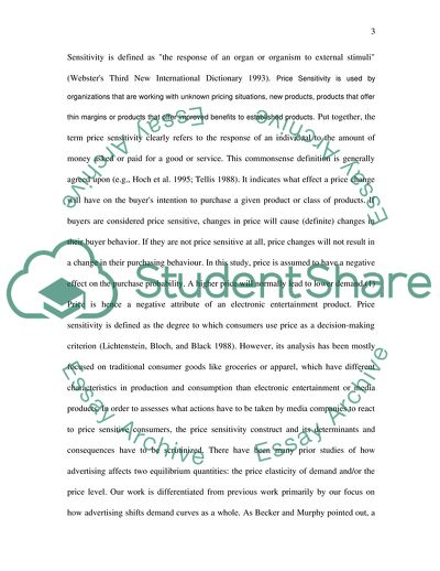 Price Sensitivity in Professional Marketing