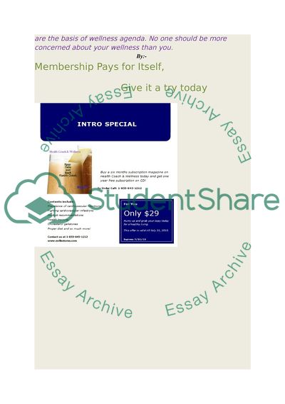 Health Coaching: An Imperative Approach to Wellness