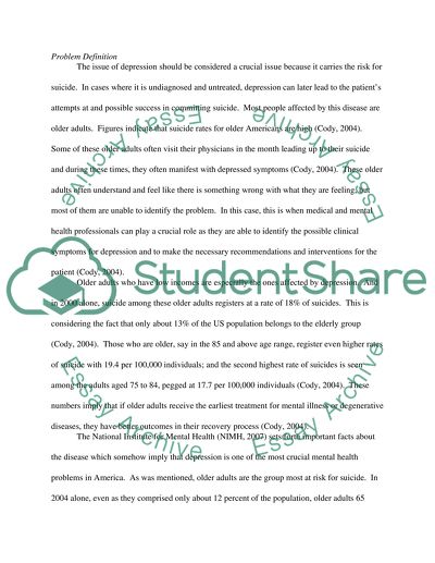 Public Health Problem & Solution Paper