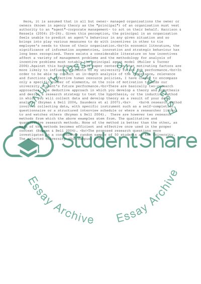Assessing the Role of Motivation on the Future Work Performance of Students
