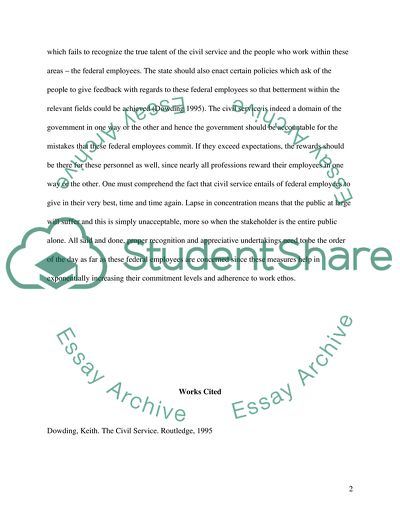 Publics Perception of Civil Service