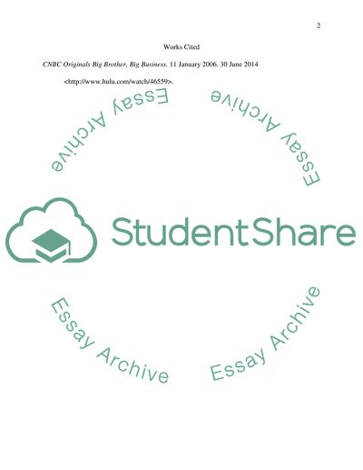 Big Brother Big Business