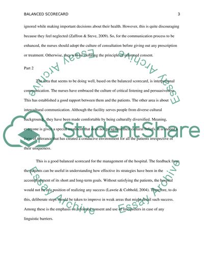 Balanced Scoreboards