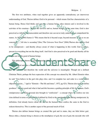 Theism and Existentialism: At Opposite Ends