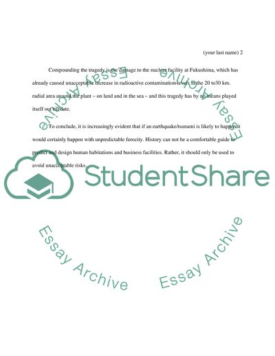 Effects of The Tragedy in Japan