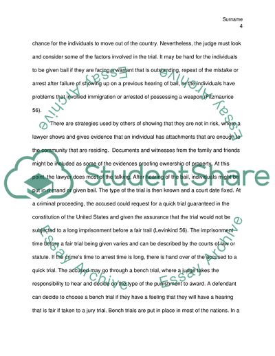 Trial Process and Procedures