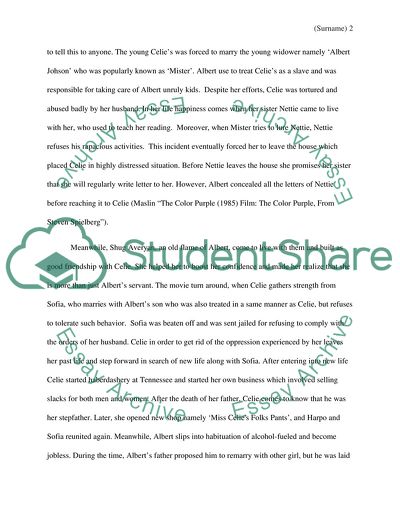 The Color Purple: the Movie and Discussion