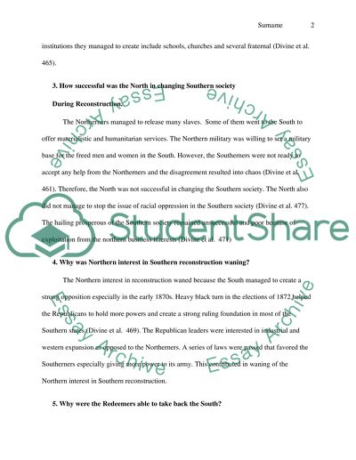 American history after 1865