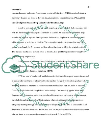 Causes of Atelectasis