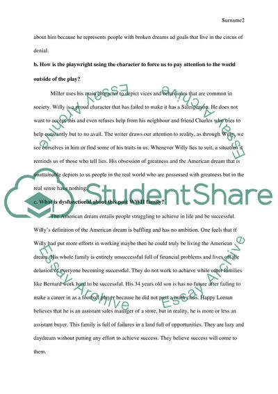 Death of a Salesman by Arthur Miller