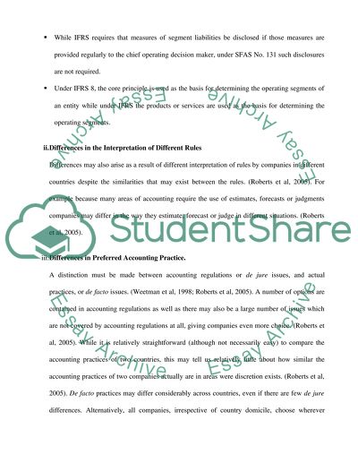 International Differences in Accounting