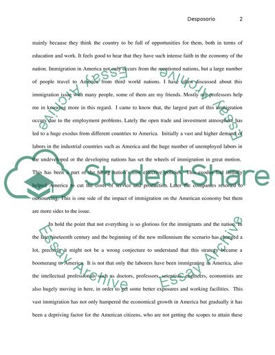 Informative and surprising paper about America problem Immigration