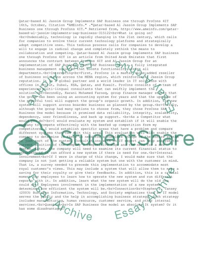 Jassim Group Implements SAP Business One