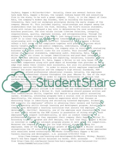 Careers Learning and Development in Katz, Sapper and Miller Company