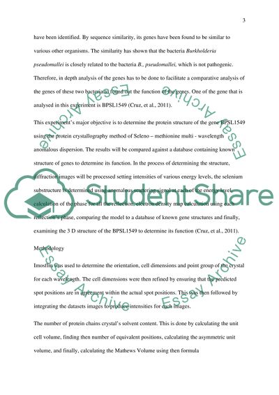 Determination the structure of BPSL1549