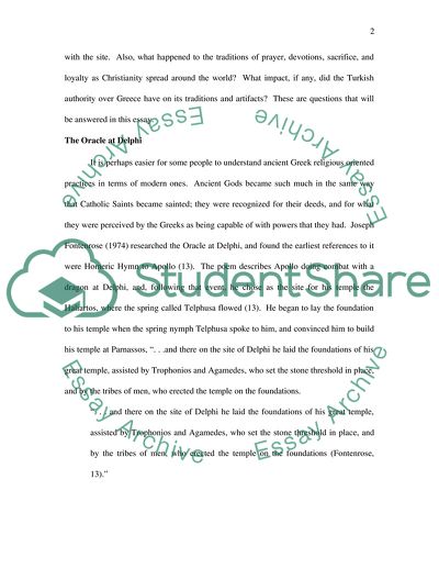 Ancient Greek Temple at Delphi