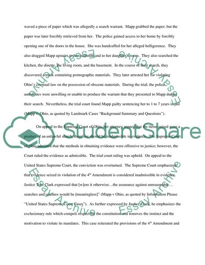 The Fourth Amendment of the United States Constitution