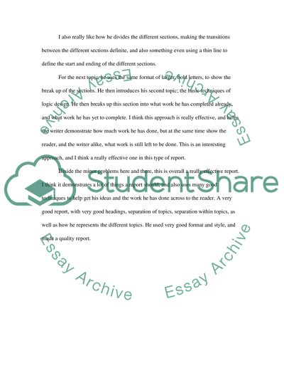 How to Present the Information