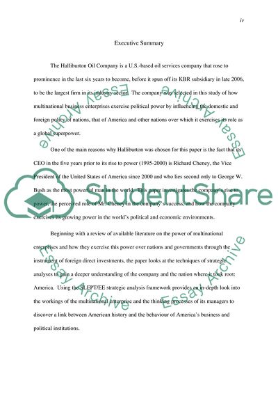 Power of Multinational