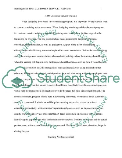 HRM Customer Service Training