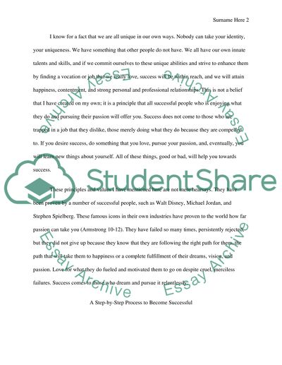 A Definition of Success